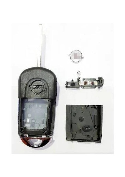 Opel Astra J Insignia 2 Tuşlu Yeni Nesil Dönüşüm Anahtar Kumanda Kabı Krom Metal Logolu fırsatları