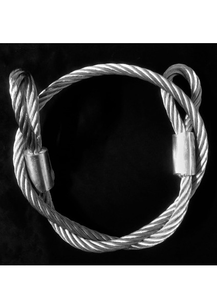 2 Metre Uzunluk 12 mm Kalınlıkta Çelik Halat Motosiklet Çelik Halat