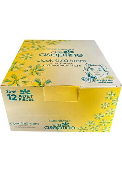 Çiçek Özlü Yoğun Bakım Krem 30 ml ( 12 Adet )