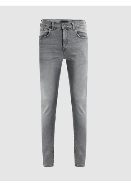 Erkek Darrıon Dar Paça Orta Bel Jean Pantolon