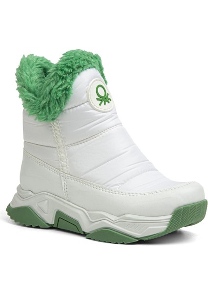 ® | BN-70009 - 3256 Beyaz Yesil - Çocuk Bot