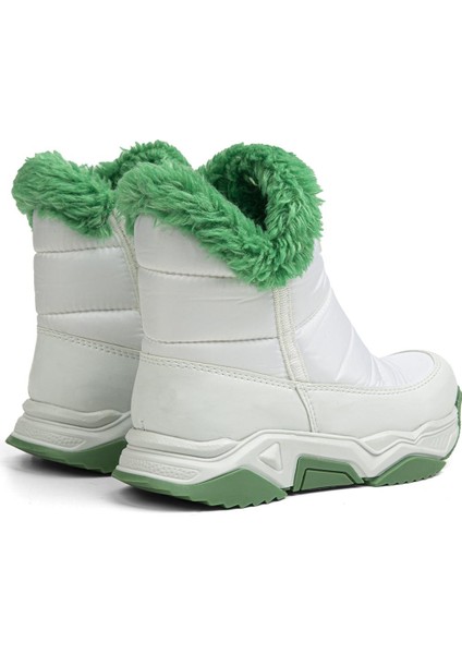 ® | BN-70009 - 3256 Beyaz Yesil - Çocuk Bot