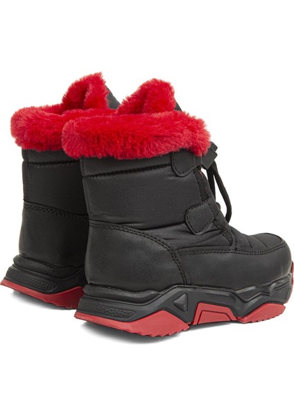 ® | BN-70006 - 3256 Siyah Kırmızı - Çocuk Bot