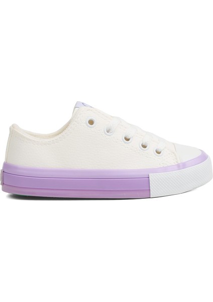 ® | BN-30740 - 3374 Beyaz Lila - Çocuk Spor Ayakkabı