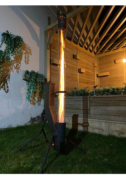 Alev Lambası Pelet Sobası