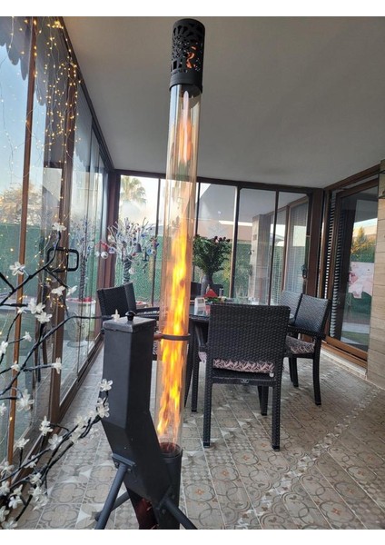 Alev Lambası Pelet Sobası