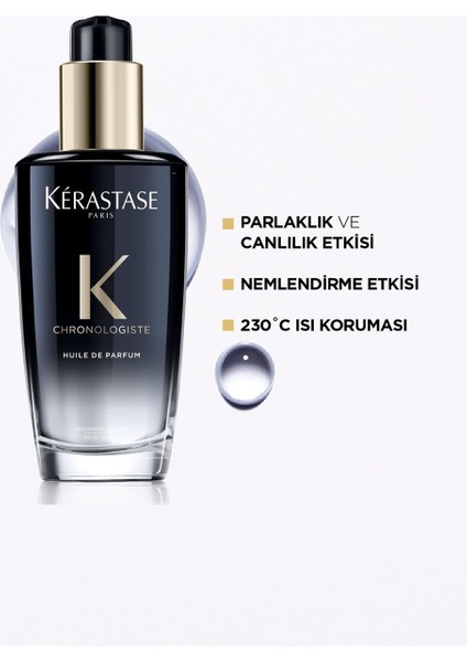 Chronologist Huile De Parfum Yenileyici Parfümlü Saç Bakım Yağı 100ml