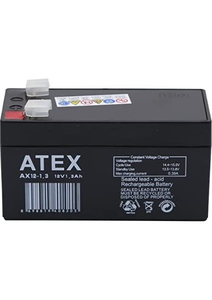 AX12-1.3 12V Volt - 1.3AH Amper Bakımsız Kuru Akü fırsatları