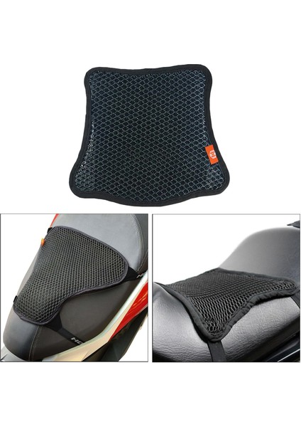 D'été Moto Siège Coussin Pad Protecteur Double Couche M Çift Katman M (Yurt Dışından) indirimleri
