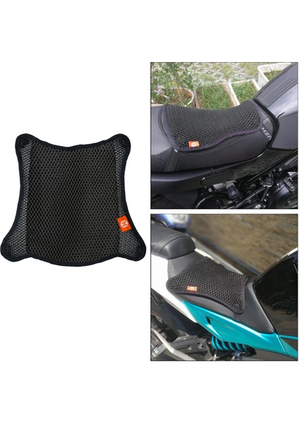 Serin Çift Nefes Alabilen Güneşe Dayanıklı Motosiklet Koltuğu Yastık Çift Katman L (Yurt Dışından) fırsatları