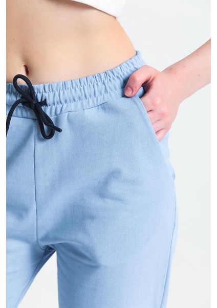 Mavi Lastikli Jogger Eşofman Altı fiyatları