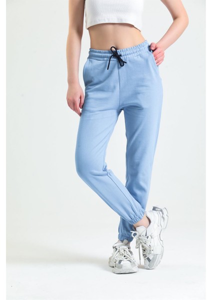 Mavi Lastikli Jogger Eşofman Altı fırsatları