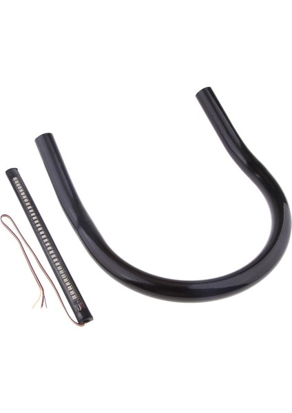 Cafe Racer Frame Hoop Uç Koltuk Döngüsü ve LED Kuyruk Işığı 230/210/175MM Upswept 210MM (Yurt Dışından)