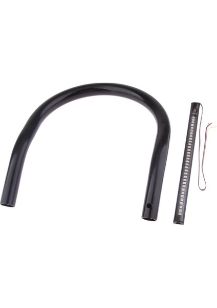 Cafe Racer Frame Hoop Uç Koltuk Döngüsü ve LED Kuyruk Işığı 230/210/175MM Upswept 210MM (Yurt Dışından) fırsatları