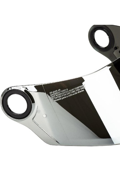 FF358 396 Tam Yüz Argent Için Kask Vizör Lens Anti-Uv (Yurt Dışından) modelleri