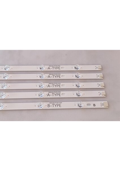 43TF8060 LED Bar Takım 430DLED_SLIM_A-TYPE_REV01 430DLED-SLIM-B-TYPE VES430UNSL-3D-U01