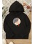 Çocuk Yin Yang Cats Baskılı Sweatshirt 1