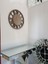 Circle Bronze Model Bronz Renk 60 Cm Dekoratif Aynalı Duvar Saati 5