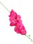 Yapay Orkide Çiçekler 9 Baş Ipek Sahte Floral Diy Kapalı Açık Düğün Kırmızı 5