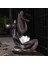 Backflow Brülör Tutucu Bergamot Lotus Koni Censer Ev Hediyesi Beyaz 3