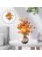Süsleme Diy Çiçekler Parti Masa Turuncu Sarı Için Scrapbook 3