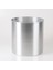 Silindir Alüminyum Saksı Gümüş Ebat 15 x 15 cm 1