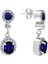 Safir Ve Pırlanta Taşlı Küpe 0405E0002 1