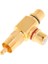 2pcs Rca Sağ Açılı Konektör Fiş Adaptörü Erkek 2 Dişi Altın Kaplamaya (Yurt Dışından) 5