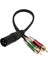 Xlr Erkek Fiş 2 x Fono Fono Rca Fiş Kablo Adaptör Adaptörü 30CM/11.8 " (Yurt Dışından) 4