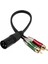 Xlr Erkek Fiş 2 x Fono Fono Rca Fiş Kablo Adaptör Adaptörü 30CM/11.8 " (Yurt Dışından) 5
