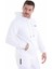 Ekru Regular Fit Düz Kapüşonlu Pamuklu Kanguru Cep Sweatshirt 2