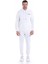 Ekru Regular Fit Düz Kapüşonlu Pamuklu Kanguru Cep Sweatshirt 4
