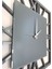 Time Smoked Model Füme Renk 70 Cm x 70 Cm Dekoratif Aynalı Duvar Saati 10
