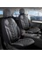 seat Leon Uyumlu Lüks Deri Oto Koltuk Kılıfı Tam Takım Clas Siyah-Füme 1