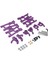 Metal Yükseltmeleri Parça Kiti Wltoys 144001 124018 124019 Değiştirme 5