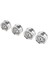 4pcs 1:10 Yarış Arabası Tekerlek Jant Tekerleği Hub Jant HSP94123 Arabalar Için 1