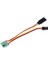 Rc Servo Ters Çeviricisi Y Kablo Demeri Ayırıcı Karıştırıcı, 5.0-6.0V, 5 Inç 1