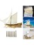 1/80 Ölçekli Ahşap Yelkenli Modeli Monte Edilmemiş 8pcs Bronz 8pcs Bronz 5