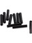 10PCS 5mm /12MM Siyah Kılıf Vidaları Dıy Mini Aksesuarlar Için Alüminyum Alaşım Tüp Ara Parçası - Siyah, 25MM (Yurt Dışından) 4