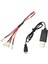 Wltoys V911 Için USB 2.0 Kablosu Olan Rc 3.7V Lı Po Pıll Bağlantı Kablosu (Yurt Dışından) 2