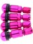 4pcs/set Alüminyum Tubeless Tekerlek Lastik Valfi, Cıvataya + Siyah 2