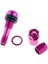 4pcs/set Alüminyum Tubeless Tekerlek Lastik Valfi, Cıvataya + Siyah 3