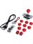 Bilgisayar Rocker Arcade Aksesuarları Arcade Dıy Kit Arcade Joystick 10X Düğme Kırmızı (Yurt Dışından) 1