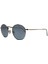 1474 C8 50 Unisex/ Gümüş Oval Çerçeve Güneş Gözlüğü 2