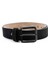 Siyah Süet Leather Erkek Kemer U08657082402 2
