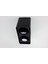 Frog Twin Siyah Renk Kare Sıva Üstü Spot Dekoratif Modern Aydınlatma 3000K GU10 Duy LED Ampul Dahil 3