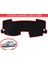 2003-2009 Modellerine Uygun Toyota Avensis Torpido Koruma Halısı Siyah Kenar Renk Kırmızı 1