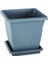 VK03 Villa Kare Saksı No:3 Tabaklı 32 Cm, 17 Litre Antrasit 3