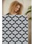 Dekoratif Özel Tasarım Şönil Dokuma Taban Yumuşak Dokulu Halı Renkli 80 x 150 cm 2