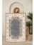 Dekoratif Özel Tasarım Pamuklu Dokuma Taban Yumuşak Dokulu Halı Antrasit 80 x 120 cm 1